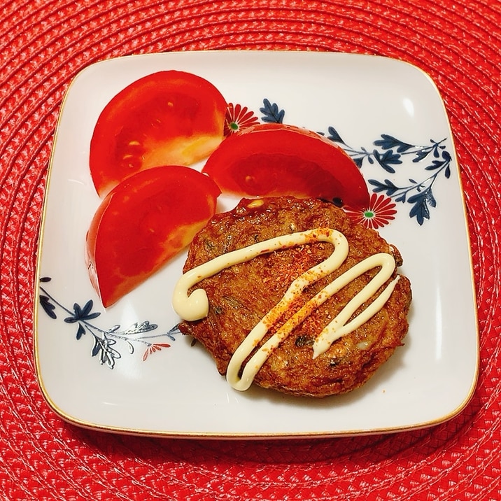 トマトとさつま揚げ♪ْ˖⋆